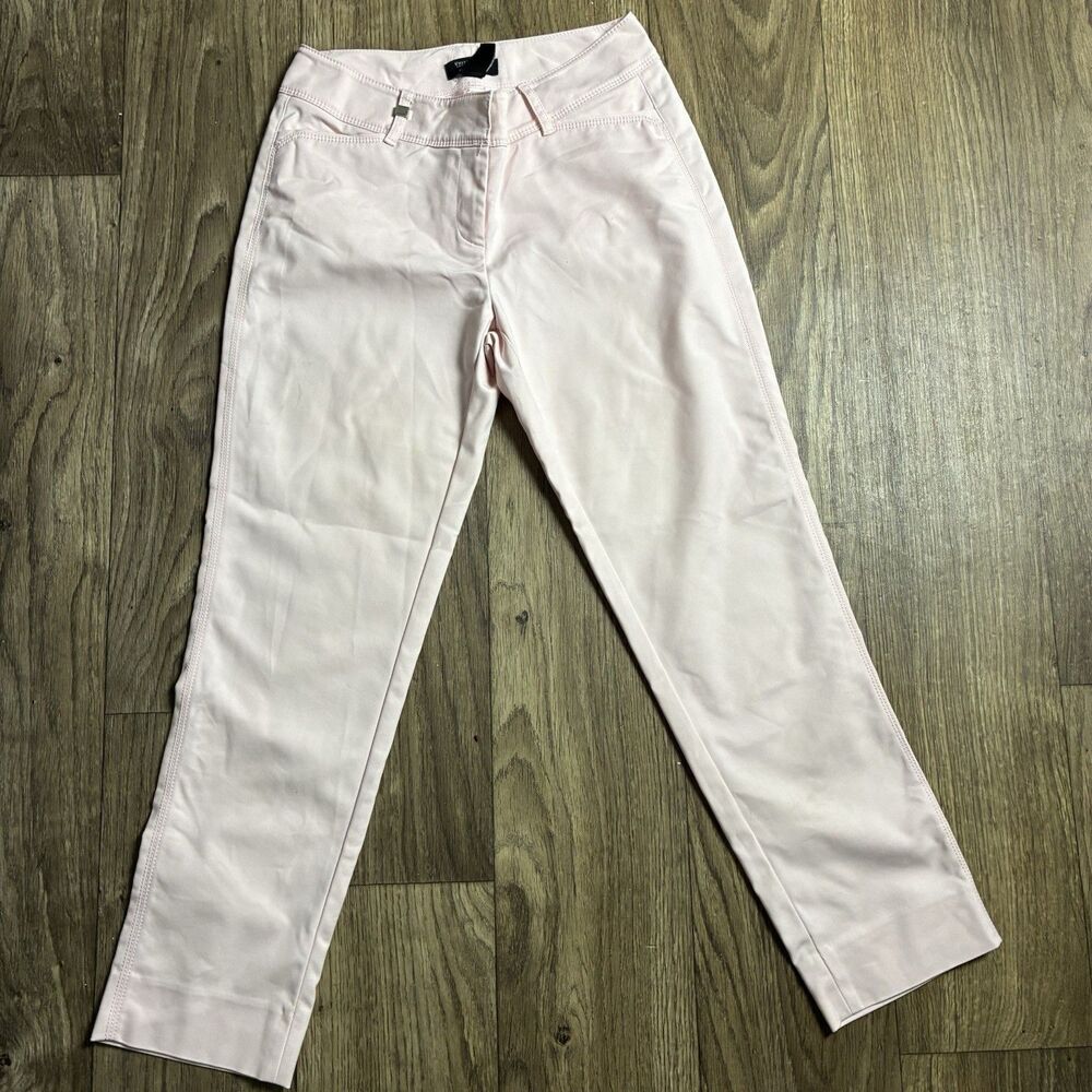 White House Black Market Perfect Form Light Pink Slim Ankle Pant 2R